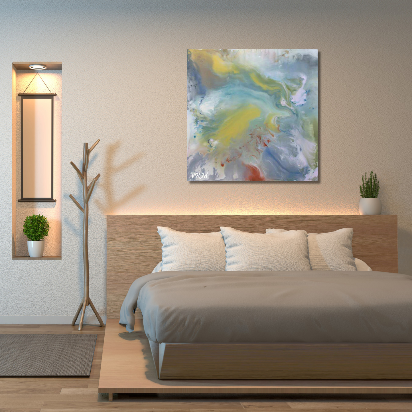 Spring Showers, 36x36 inches