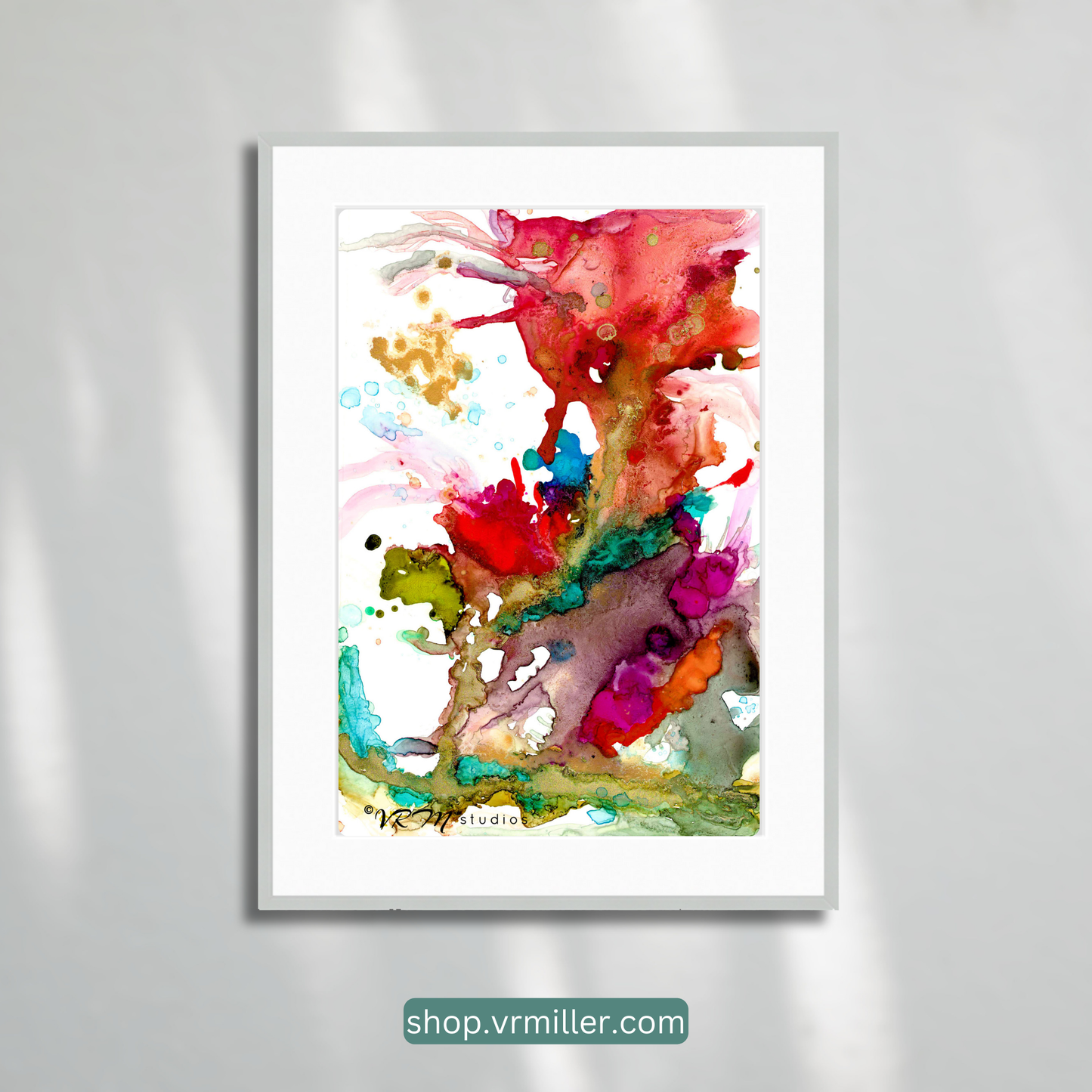 Color Paradise, matted, 18x24 inches