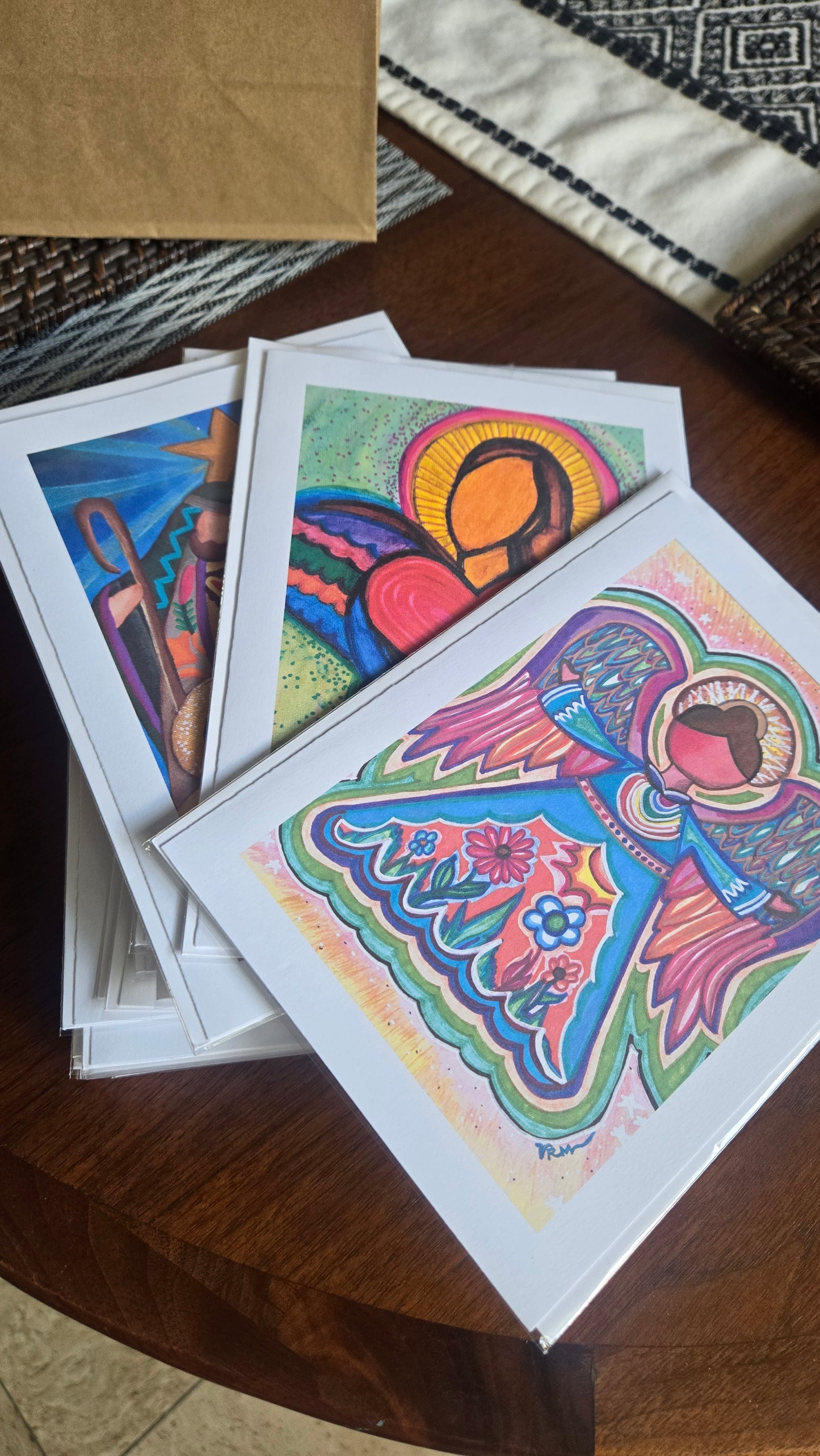 Customized Art Card Bundle, 20 Greeting Cards