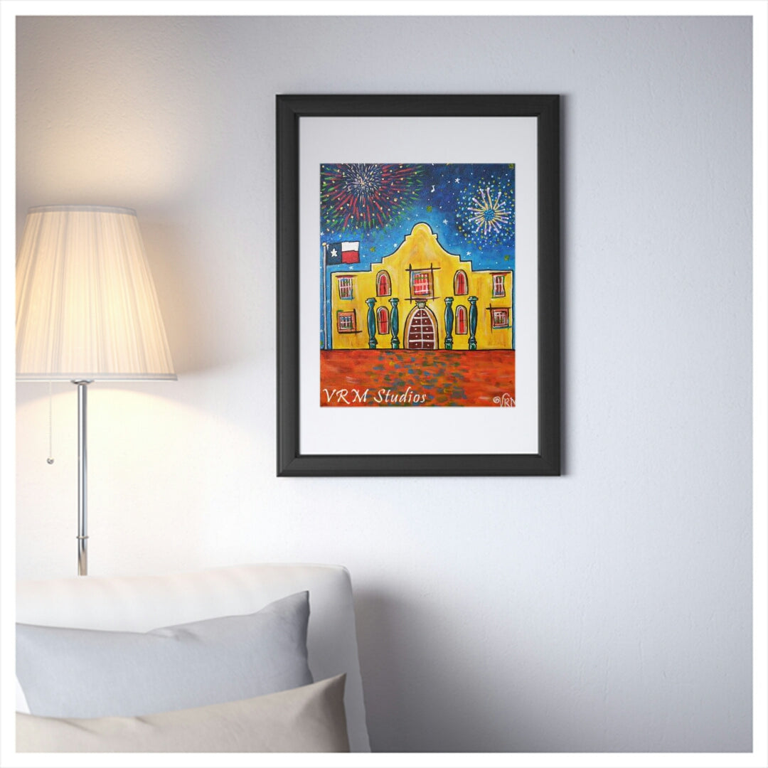 Home Sweet Home, folk art print on lustre photo paper, unmatted or matted