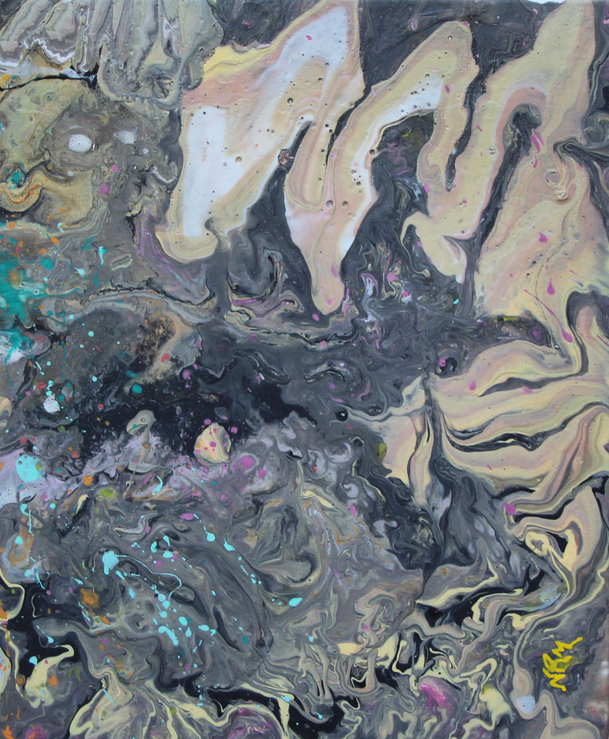 El Numero Tres, 12x12 inches