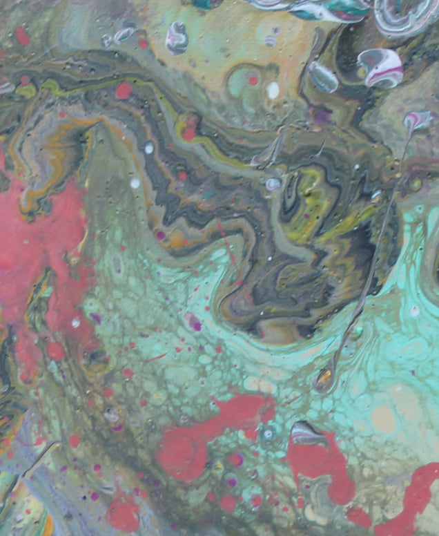 Squiggle, 12x12 inches