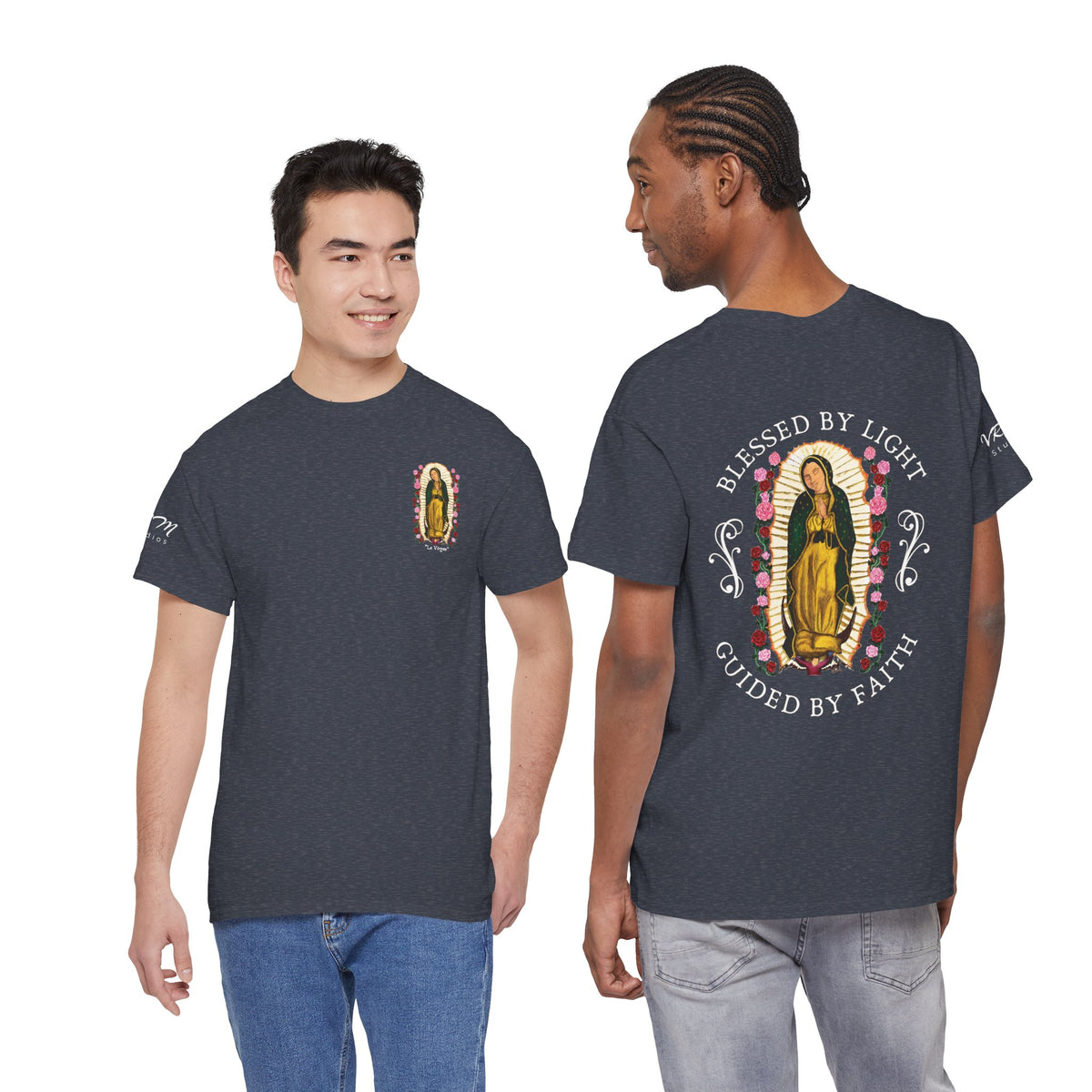 Our Lady of Guadalupe T-ShirtV | Virgin Mary Catholic Tee | Marian Devotional Shirt | Religious Gift | Mexican Faith Art