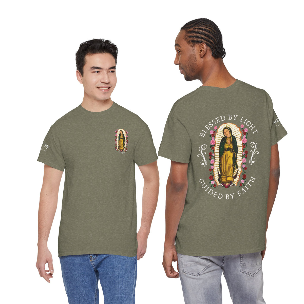 Our Lady of Guadalupe T-ShirtV | Virgin Mary Catholic Tee | Marian Devotional Shirt | Religious Gift | Mexican Faith Art