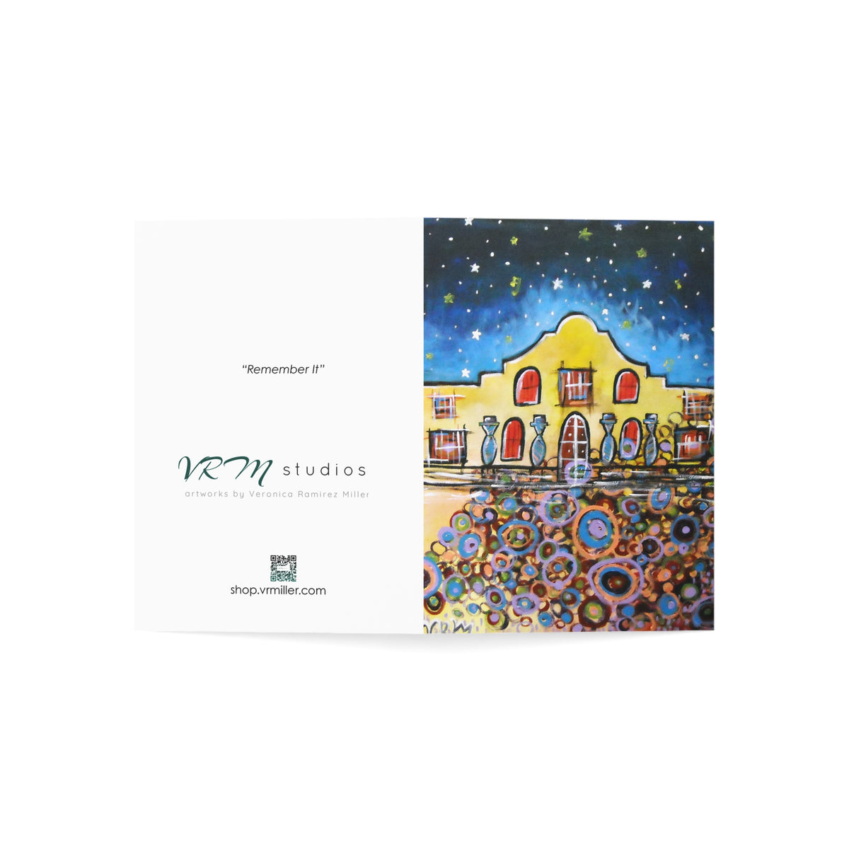Alamo Greeting Card | San Antonio Texas Art Card | Texas Landmark Greeting Card | Historic Alamo Gift | Original Artwork by VRM Studios