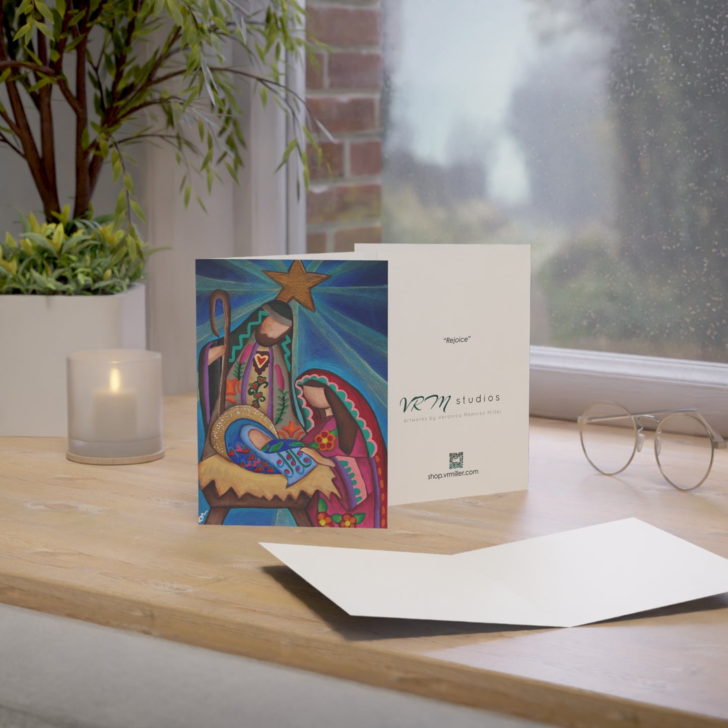 Nativity Christmas Card | Religious Christmas Card | Christian Holiday Greeting Card | Birth of Jesus |Faith Christmas Card| Personalization