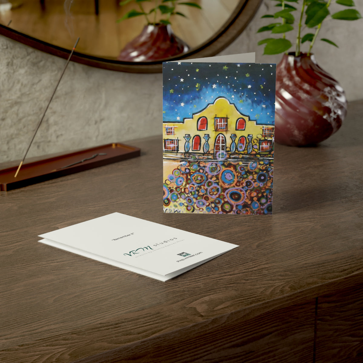 Alamo Greeting Card | San Antonio Texas Art Card | Texas Landmark Greeting Card | Historic Alamo Gift | Original Artwork by VRM Studios