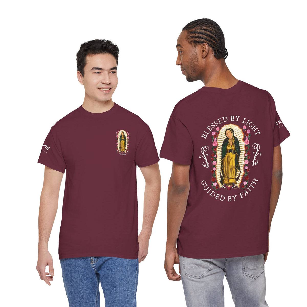 Our Lady of Guadalupe T-ShirtV | Virgin Mary Catholic Tee | Marian Devotional Shirt | Religious Gift | Mexican Faith Art