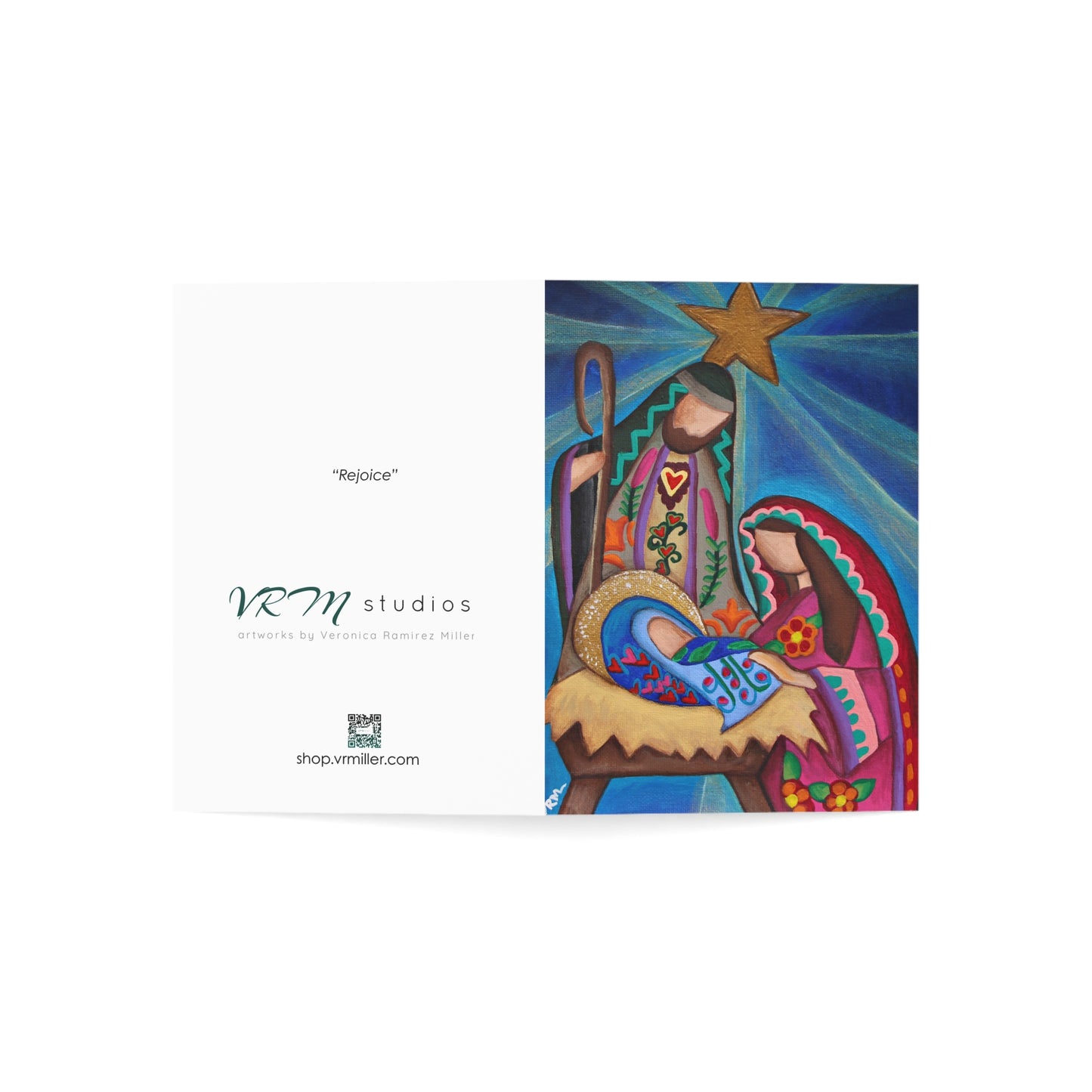 Nativity Christmas Card | Religious Christmas Card | Christian Holiday Greeting Card | Birth of Jesus |Faith Christmas Card| Personalization