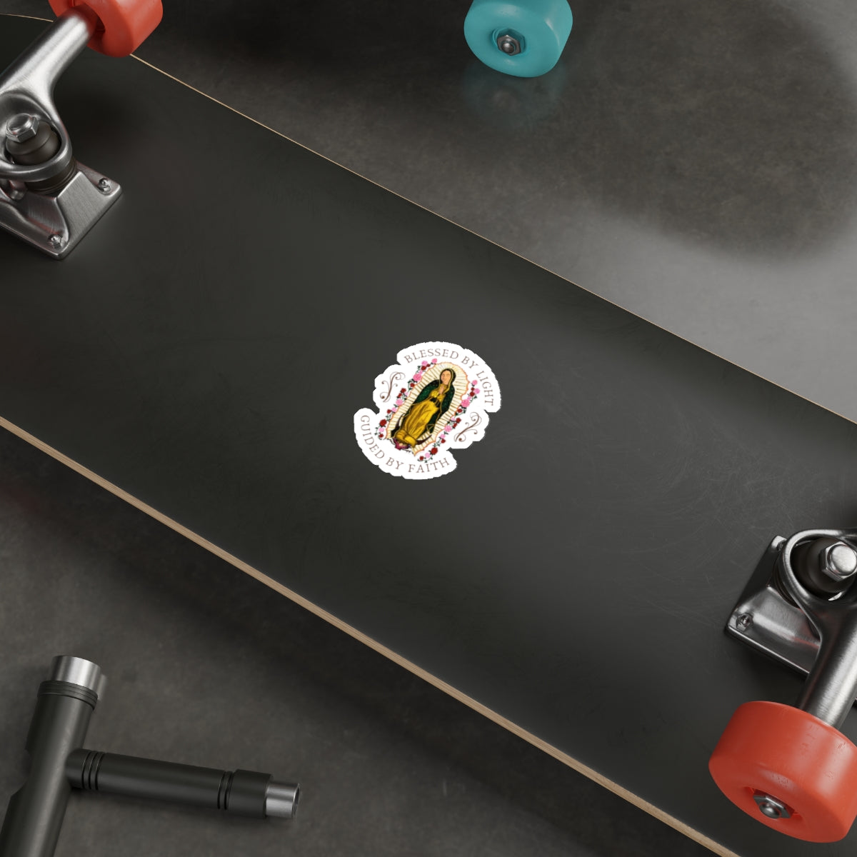 Our Lady of Guadalupe Sticker | Virgen de Guadalupe Vinyl Sticker | Catholic Gift | Virgin Mary Religious Decal | VRM Studios