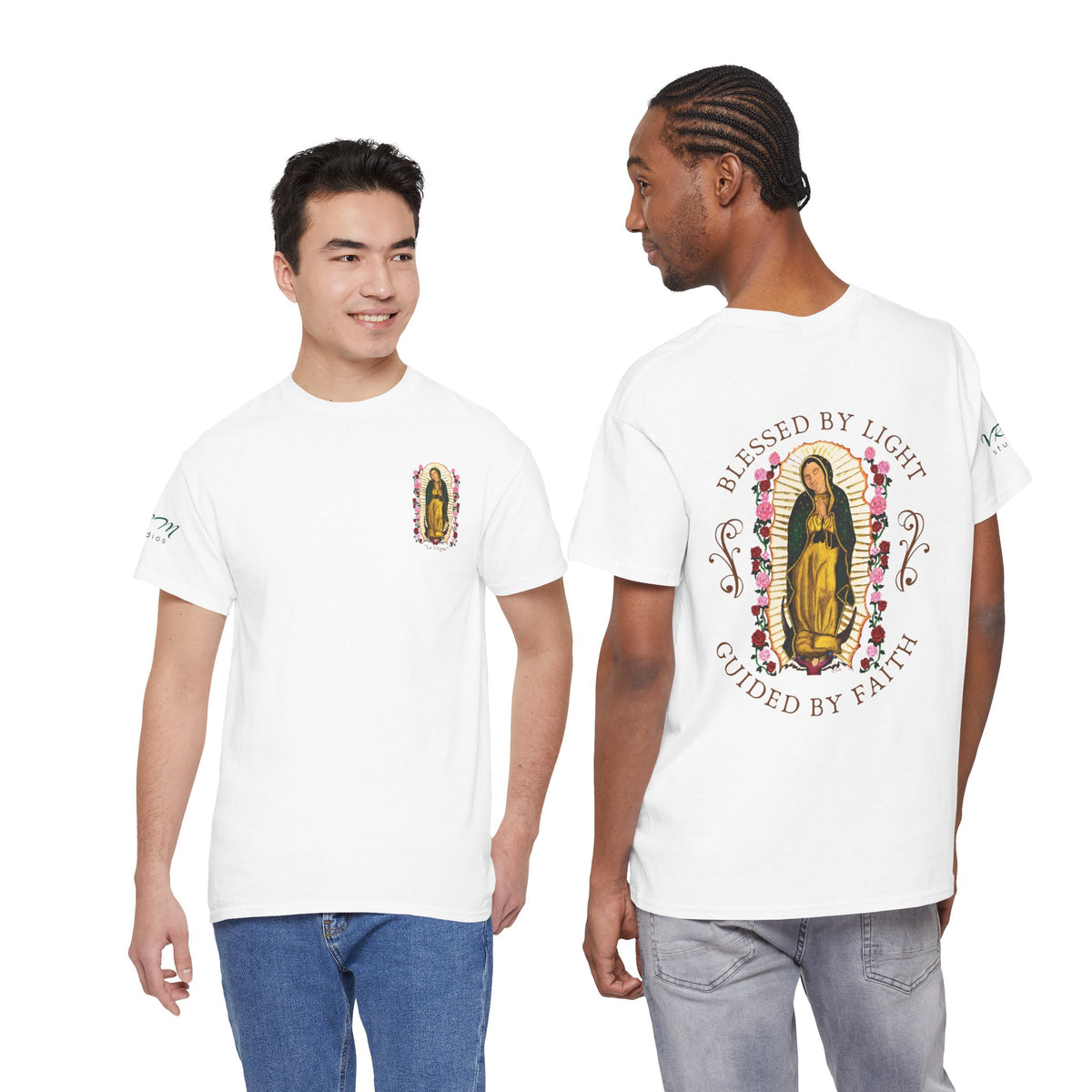 Our Lady of Guadalupe T-ShirtV | Virgin Mary Catholic Tee | Marian Devotional Shirt | Religious Gift | Mexican Faith Art