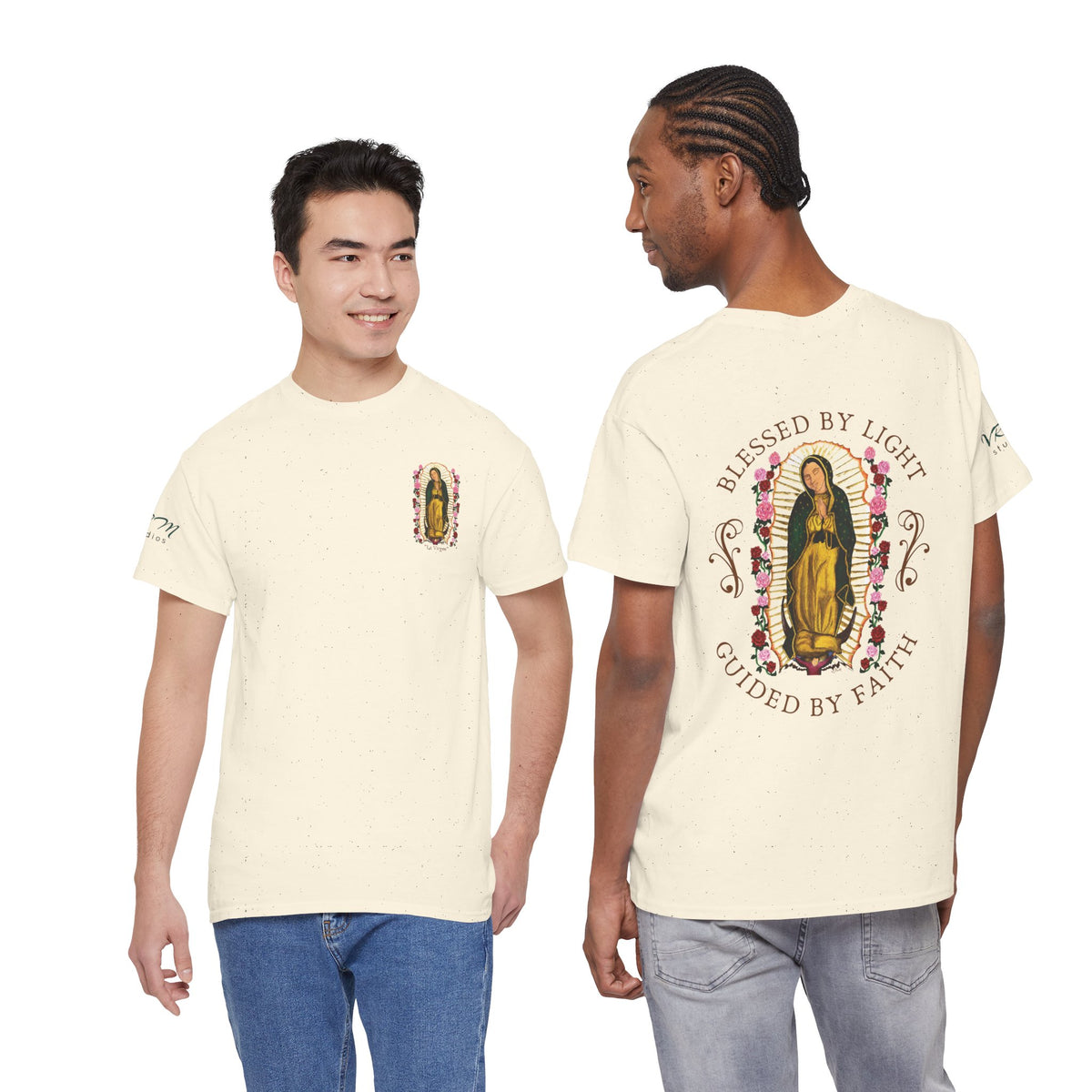 Our Lady of Guadalupe T-ShirtV | Virgin Mary Catholic Tee | Marian Devotional Shirt | Religious Gift | Mexican Faith Art