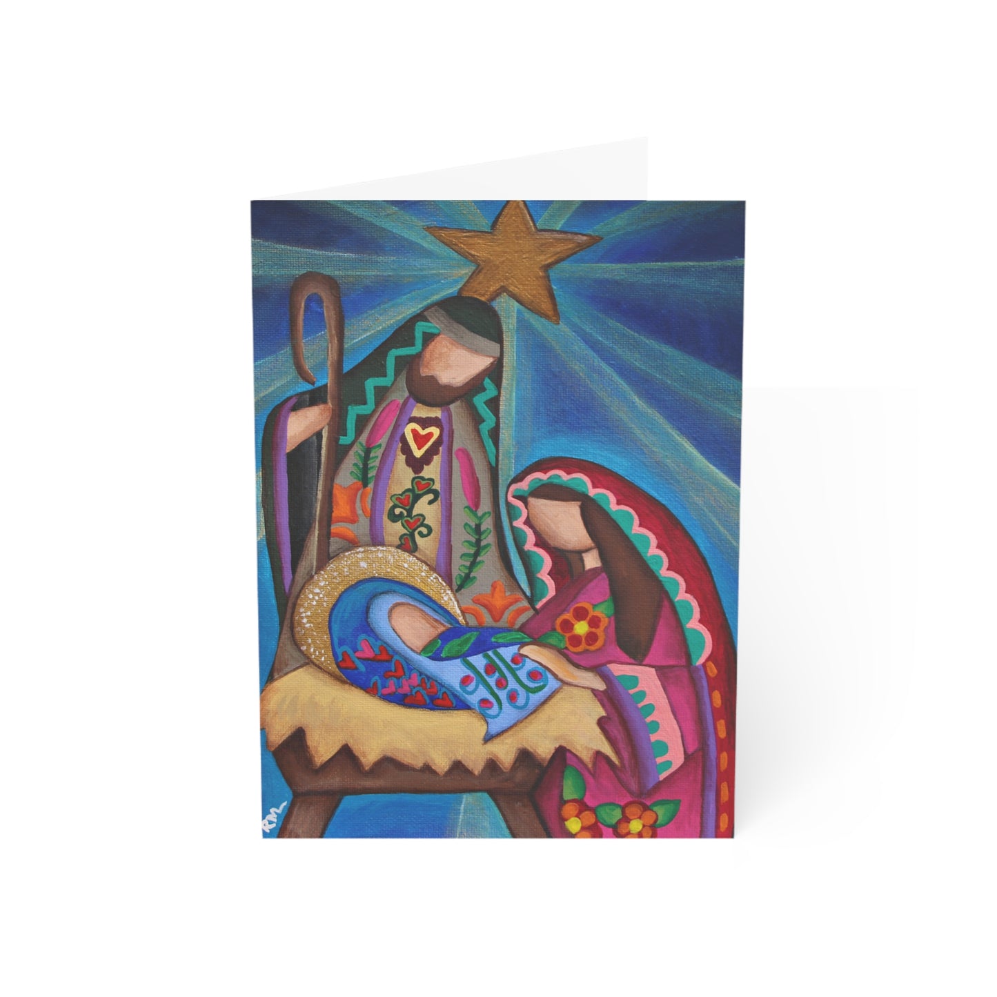 Nativity Christmas Card | Religious Christmas Card | Christian Holiday Greeting Card | Birth of Jesus |Faith Christmas Card| Personalization
