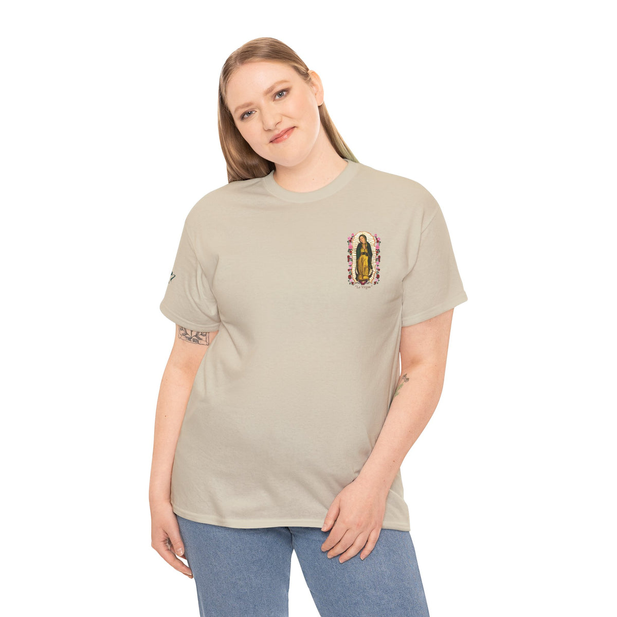 Our Lady of Guadalupe T-ShirtV | Virgin Mary Catholic Tee | Marian Devotional Shirt | Religious Gift | Mexican Faith Art