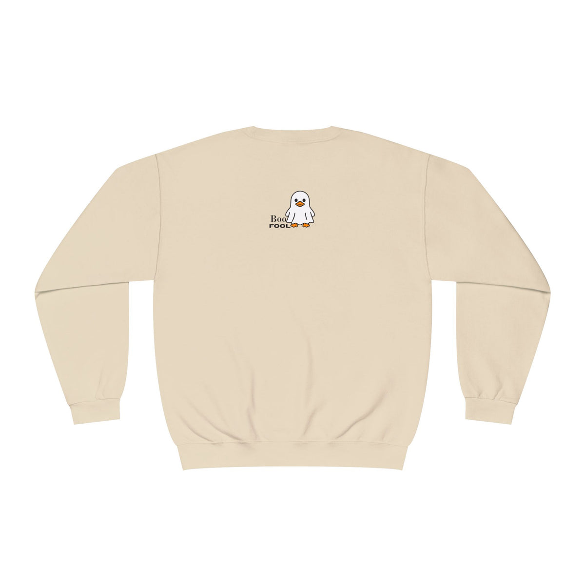 Boo Fool Ghost Duck Sweatshirt, Cute Halloween Crewneck, Funny Spooky Season Sweater, Cozy Fall Graphic Pullover