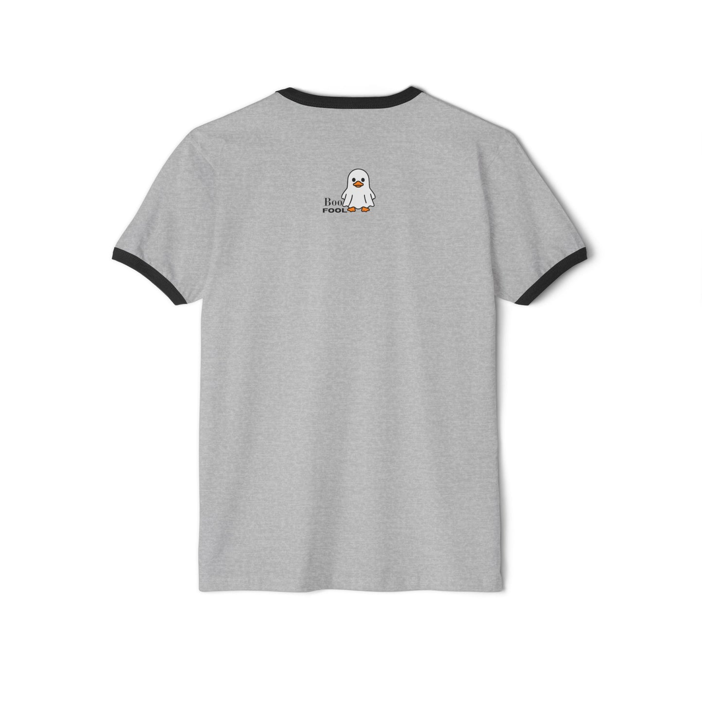 Boo Fool Ghost T-Shirt — Cute Halloween Ringer Tee