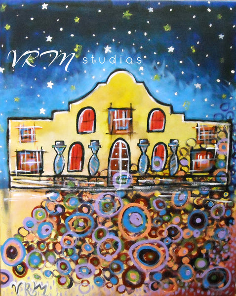 Remember It, folk art print on lustre photo paper, unmatted or matted
