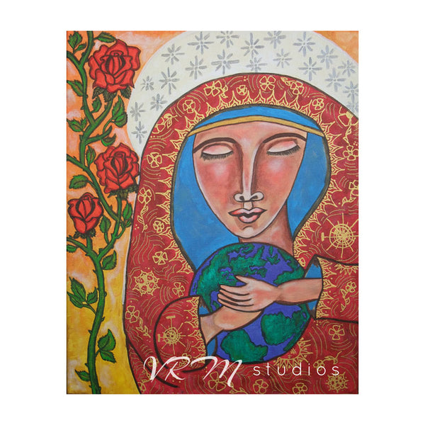 Mother's Love, mexican folk art print on lustre photo paper, unmatted or matted