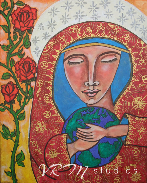 Mother's Love, blank greeting card with envelope