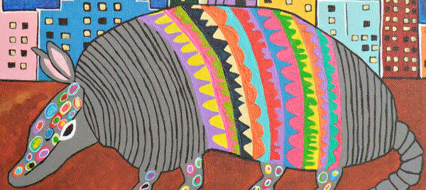 City Slicker, mexican folk art print on lustre photo paper, unmatted or matted