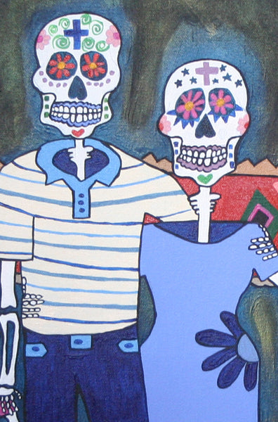 La Familia, mexican folk art print on quality acid free photo paper, unmatted or matted