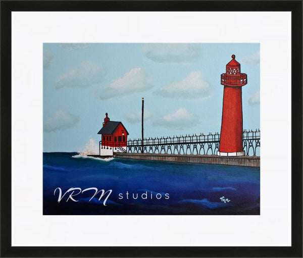 Follow Your Light, folk art print on quality acid free photo paper, unmatted or matted