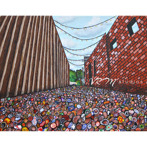 Pop A Top Again (College Station, TX), folk art print on lustre photo paper, unmatted or matted