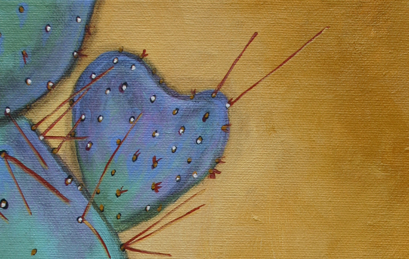 Prickly Valentine, Handle With Care, mexican folk art print on lustre photo paper, unmatted or matted