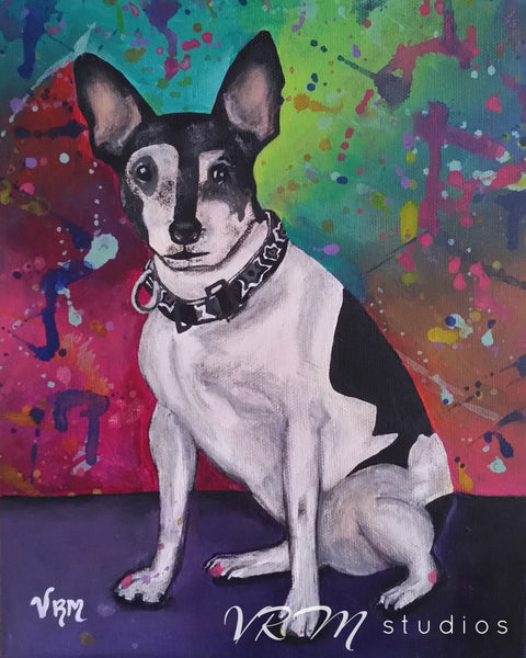Radar Alert, folk art print on lustre photo paper, unmatted or matted