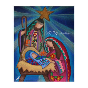 Rejoice, mexican folk art print on lustre photo paper, unmatted or matted